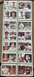 1990 Fleer (14) Major League Prospects Complete Rookie Sub-Set Pack Fresh NM-MT - Bild 1 von 1