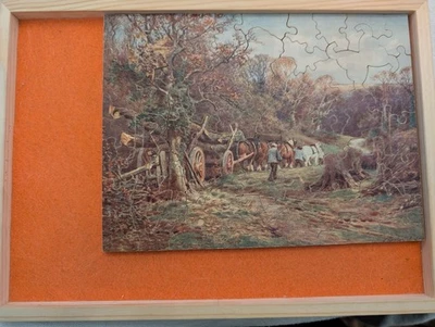 Pastime Puzzle 木质拼图 65 块“新森林中的购物木材” — 第 1/4 张图片