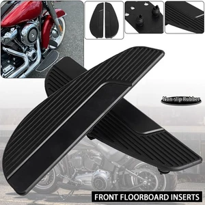 Front Driver Rider Floorboard Insert For Harley Fat Boy FLFB Softail Slim FLSL - Picture 1 of 18