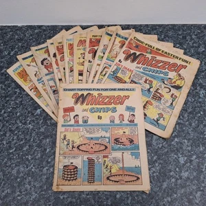 Whizzer and Chips Comic Bundle of 12 Issues From 1975 1976 1977 1978 1979 - Picture 1 of 24