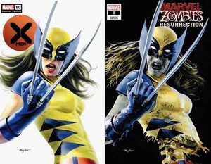 (2 Pack) X-Men #10 & Marvel Zombies #1 Mike Mayhew varianti esclusive 2020 X-23 - Foto 1 di 11