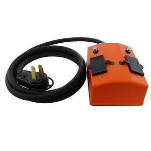 50A Power Distribution Cord to 4x GFCI Outlets | NEMA 14-50P to 5-15/20R | 25FT - Picture 1 of 7