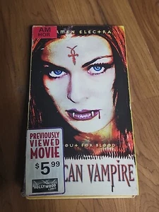 American Vampire (YELLOW VHS, 2001) CARMEN ELECTRA - Picture 1 of 7