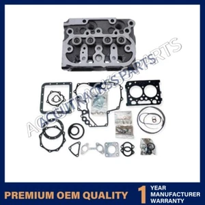 Cylinder Head&Full Gasket Set for Kubota Z402 Z402-B-AIXAM-1 Engine - Imagen 1 de 5