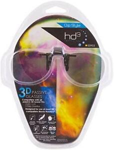 3D Passive Glasses  903 Tech Clip 3D cines & televisores LG JVC - NEW