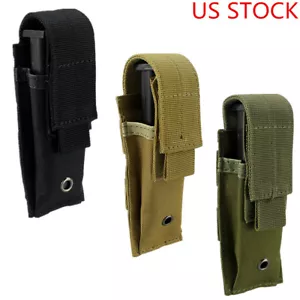 Militar Molle Bolsa Táctica Pistola Revista Bolsa Cuchillo Linterna Bolsas - Imagen 1 de 15