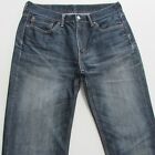 Levi's Jeans Mens W33 L34 Straight Blue Denim 514