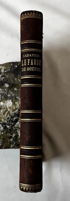 Le Faust De Goethe 1893 French Translation by Sabatier HC - Image 1 of 4