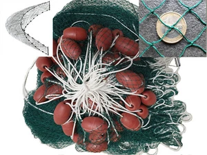 Zugnetz 15m x 1,5m  ohne Fangsack, #20mm Fischernetz Schleppnetz Sperrnetz Zucht - Bild 1 von 4
