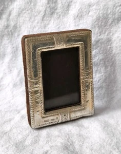 Kl. Bilderrahmen 925 Silber Florenz Fotorahmen Tischrahmen für Foto 4,4 x 3 cm - Bild 1 von 14