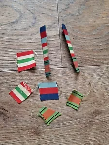 ORIGINAL VINTAGE WW2 North Africa Star Medal Ribbon Bar BUNDLE 2 + LOOSE 29.99P - Picture 1 of 3