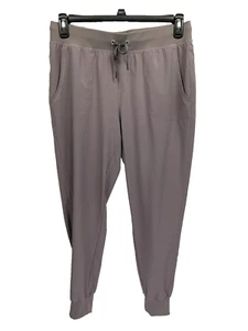 CRZ Feathery-Fit Drawstring Jogger/Pockets 28'' Flat Waistband SZ 8-10 Mauve - Picture 1 of 7