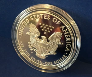 ❅GEM PROOF❅ 2008-W American Eagle Silver Bullion Dollar ~DEEP CAMEO~ $1 ☆SONOMA☆ - Picture 1 of 24