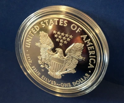 ❅GEM PROOF❅ 2008-W American Eagle Silver Bullion Dollar ~DEEP CAMEO~ $1 ☆SONOMA☆ - Image 1 of 4