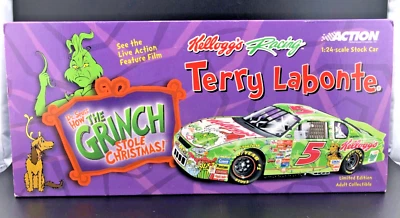 #5 Terry Labonte The GRINCH / Kelloggs 1:24 scale 2000 Monte Carlo Nascar - Image 1 of 4