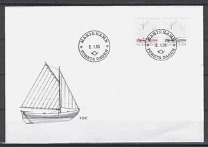 Aland Isl 606 FDC 1985 cover ships sailfish CV 6.50 eur - Picture 1 of 1