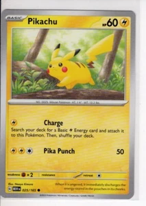 JUEGO DE 151 CARTAS POKEMON PIKACHU ESCARLATA VIOLETA 025/165 NM/M - Imagen 1 de 1