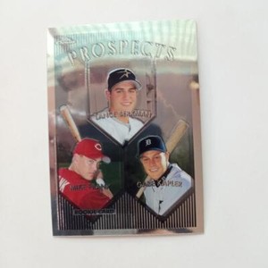 1999 Topps Chrome Prospects Lance Berkman Mike Frank Gabe Kapler #205