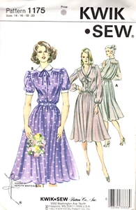 Misses Loose Fit Dress Kwik Sew Pattern 1175 Sizes 14 16 18 20 Vintage Unopened - Picture 1 of 2