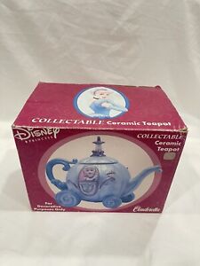 Disney Princess Cinderella Collectable Ceramic Tea Pot - Open Box