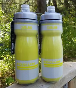 Genuine Camelbak Podium Chill Water Bottle 2-Pack, Yellow, 21oz, Brand New - Picture 1 of 1