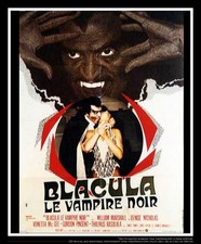 BLACULA BLACK VAMPIRE 4x6 ft Vintage French Grande Movie Poster Original 1972