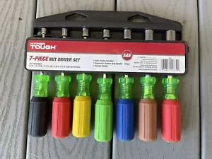 🆕️Hypertough SAE farbcodierte Griffe 7 Stück Mutterndreher Set - Bild 1 von 3