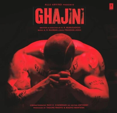 Ghajini LP Vinyl Record Music A R  Rahman Bollywood Hindi Film Ost Indian Mint - Image 1 of 4