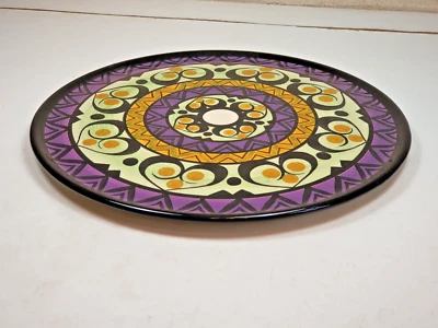 PLAT A TARTE GATEAU QUICHE FAIENCE ST SAINT JEAN DE BRETAGNE 1950 - Photo 1/4