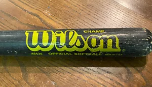 Vintage Wilson A9430 Official Softball Wood Bat 34" USA - Picture 1 of 5