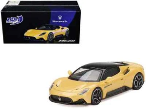 MASERATI MC20 GIALLO GENIO YELLOW 1/64 DIECAST MODEL BY BBR MODELS BBRDIE6404 - Foto 1 di 2