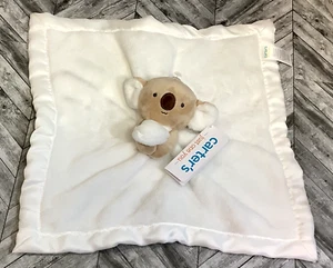 Carters Just One You Plush Koala Bear Baby Lovey Security Blanket White #68453 - Picture 1 of 5