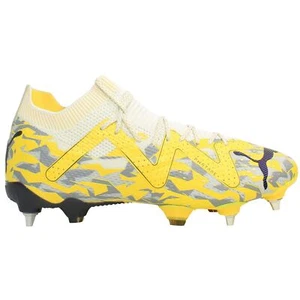 Puma Future Ultimate MxSG Lace-Up Yellow Synthetic Mens Football Boots 107351_04 - Picture 1 of 24