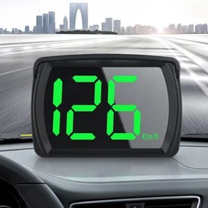 Car HUD Gauge Digital Head Up Display Smart GPS Speedometer KMH Plug and Play - Picture 1 of 15