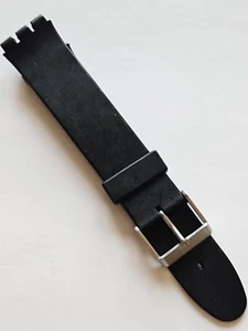 17mm - Swatch Replacement Rubber Watch Strap - ( Stainless Steel Buckle ) - Picture 1 of 3