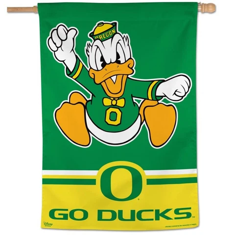 OREGON DUCKS DONALD DUCK DISNEY 28"X40" BANNER FLAG NEW WINCRAFT 🦆 Cover