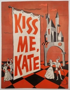 1960 Patrice Munsel & Robert Wright AUTOGRAPHED Kiss Me, Kate Program & Ticket - Picture 1 of 7