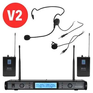 W Audio DTM 600 Twin Lavalier & Headset Mic System (606.0Mhz-614.0Mhz) - Picture 1 of 1