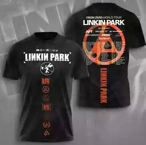 2025 Tour Date 3D Printed T-Shirt, Unisex All Size - Picture 1 of 4