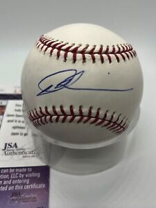 Dontrelle Willis Florida Marlins Signed Autograph Official OMLB Baseball JSA