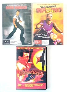 Bloodsport 3, Death Warrant, Inferno DVD Set - Van Damme (Region 4, 1988) - Picture 1 of 7