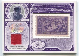 2005 LEAF CENTURY STAMP CENTENNIAL RELIC #45 FRANKIE FRISCH CARDINALS 10/39 - Picture 1 of 4