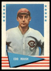 1961 Fleer Baseball Greats #72 Edd Roush VG-EX-B108R12