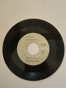 JOHN DENVER - BACK HOME AGAIN / IT'S UP TO YOU - Picture 1 of 2