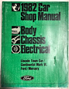 1982 Ford Car Shop Manual Body Chassis Electrical - Picture 1 of 3