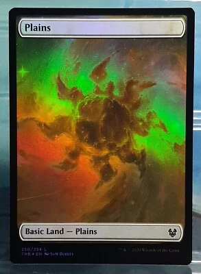 Magic - Plains / Ebene - Basic Land Foil - Theros Beyond Death - EN/NM - Bild 1 von 4