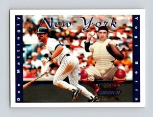 2001 COKE Sunoco YOGI BERRA Don MATTINGLY New York YANKEES Baseball Card MLB #4 - Picture 1 of 3