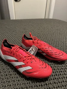 Adidas Predator Elite SG Lucid Red/Cloud White/Core Black Men's Soccer Cleats - Picture 1 of 4