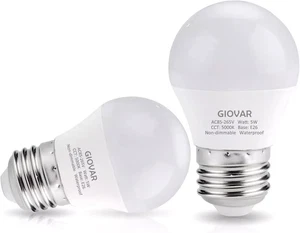 PACK 2 Bombillas Frigoríficas LED 40W Impermeable Frigidaire Interruptor Congelador, NUEVO - Imagen 1 de 5