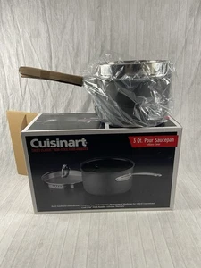 CUISINART KOCHTOPF 3 QUART HART ANDOISIERT ANTIHAFTBESCHICHTET MODELL 6193-20P MIT GLASDECKEL - Bild 1 von 5